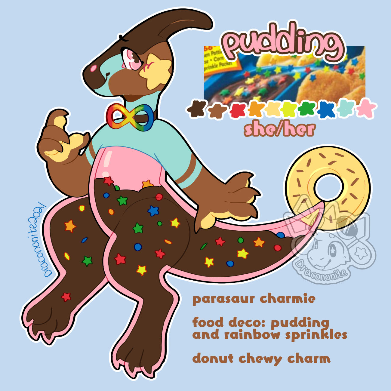 Pudding the parasaur